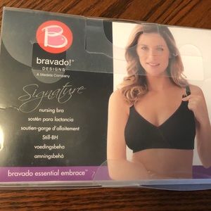 38 GG/H Nursing bra maternity NWT Black